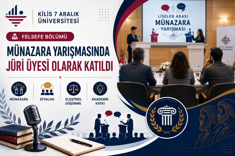 Felsefe Bölümü Öğretim Üyeleri Liseler Arası Münazara Yarışmasında Jüri Üyesi Olarak Görev Aldı